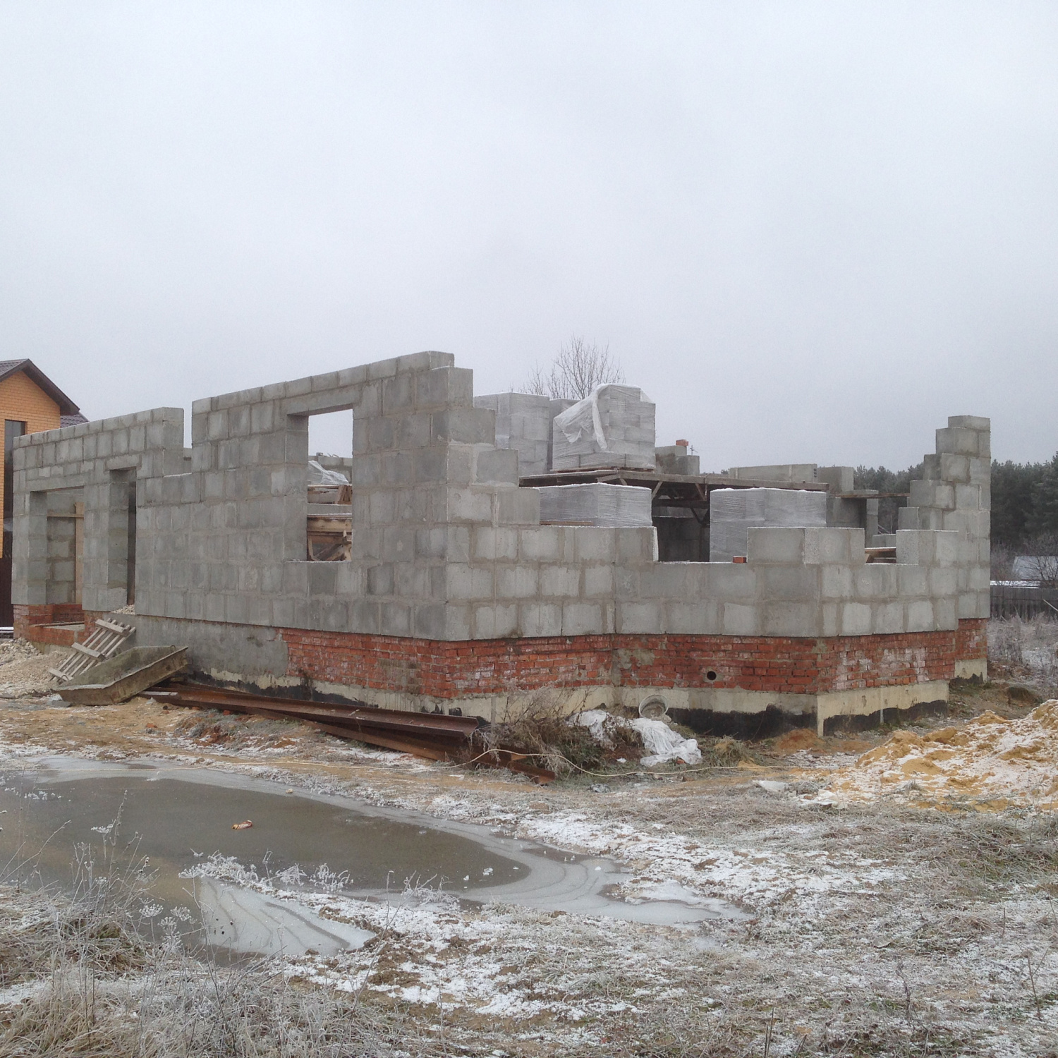 Дом из полистиролбетона 240 м²